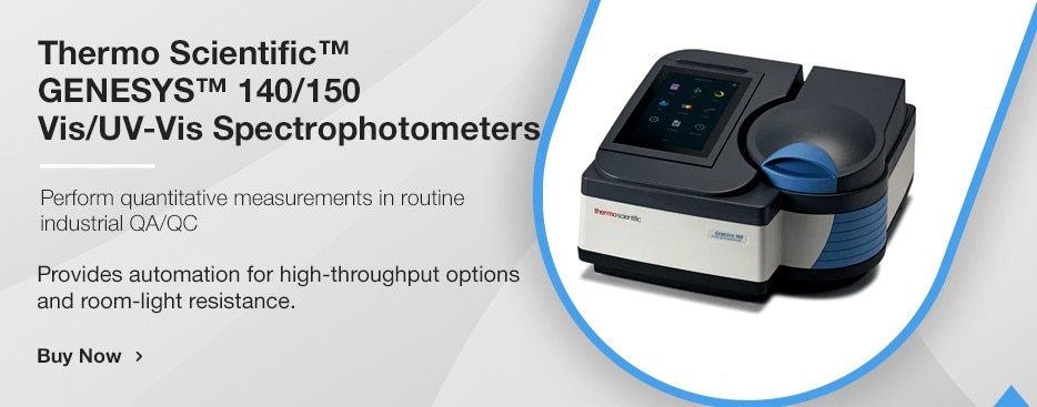 Thermo Scientific™ GENESYS™ 140/150 Vis/UV-Vis Spectrophotometers 